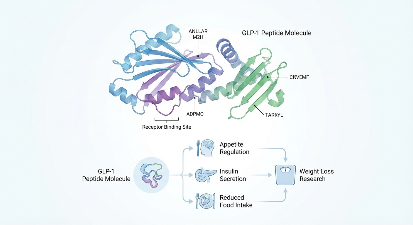 Peptides for Weight Loss peptide research illustration