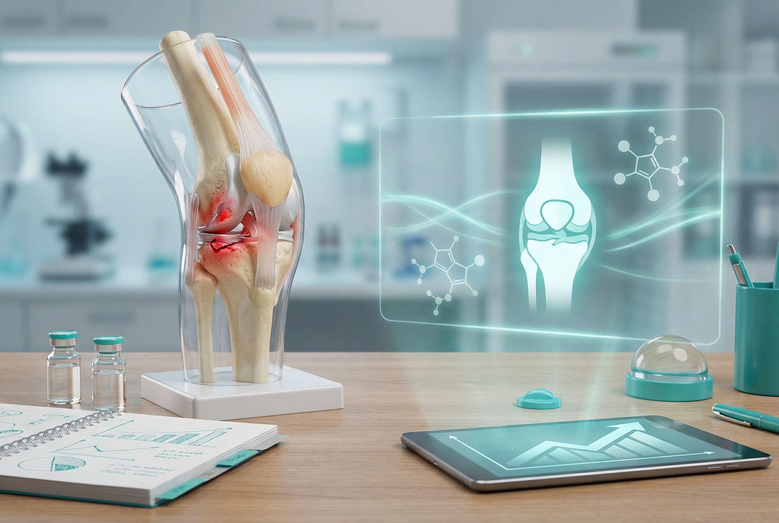BPC-157 for knee injury comparison chart showing evidence limits and regulatory cautions