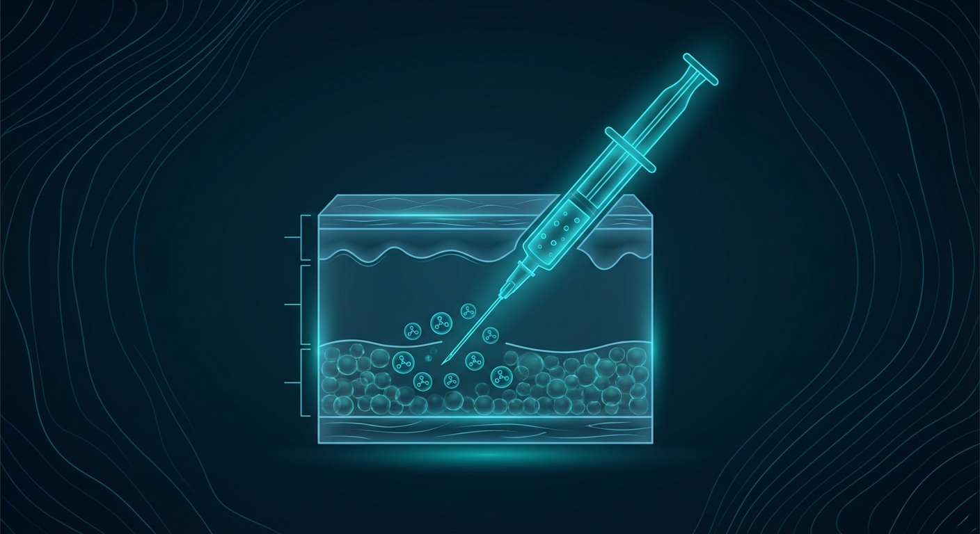 Tirzepatide vs Semaglutide peptide research illustration