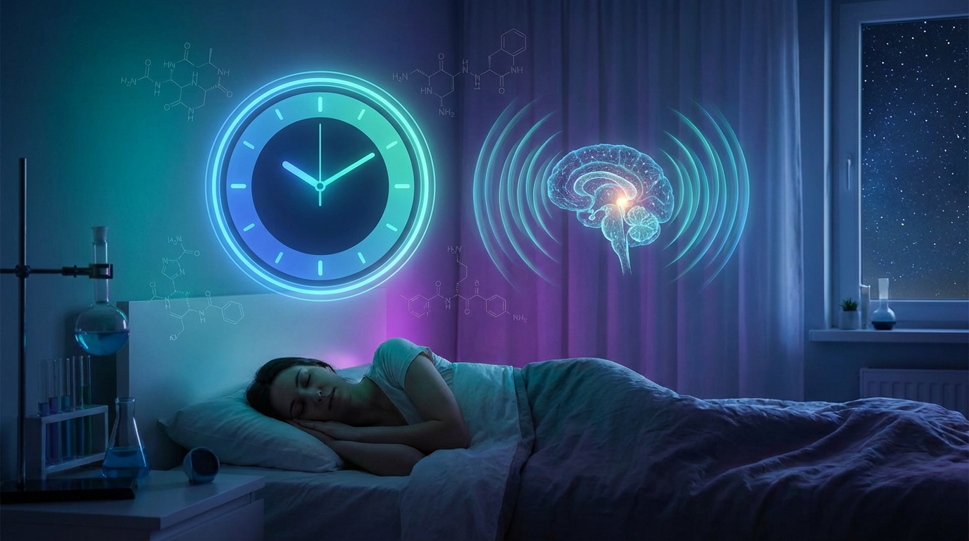 best peptides for sleep circadian rhythm and melatonin research image