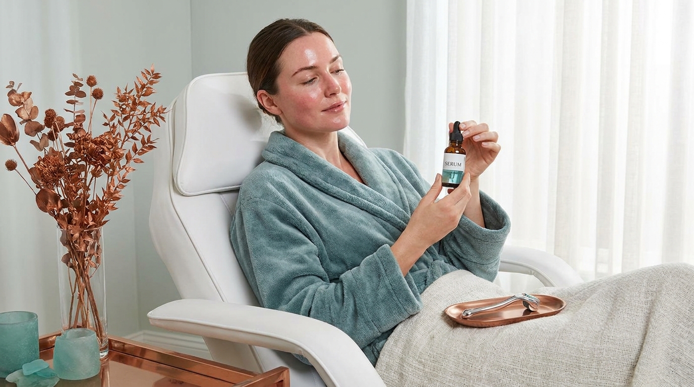 Copper peptide skincare routine after microneedling recovery window