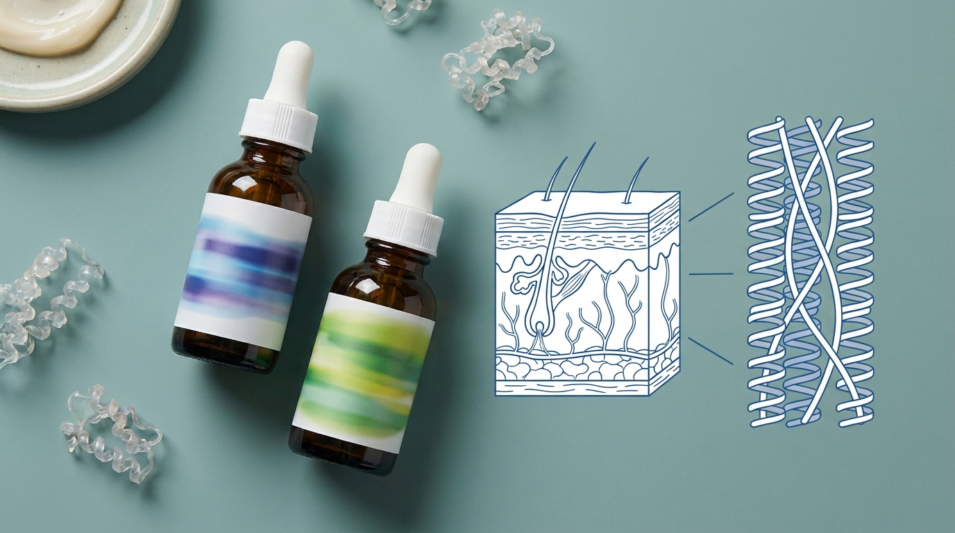 Matrixyl 3000 vs Argireline comparison for fine lines and skin firmness