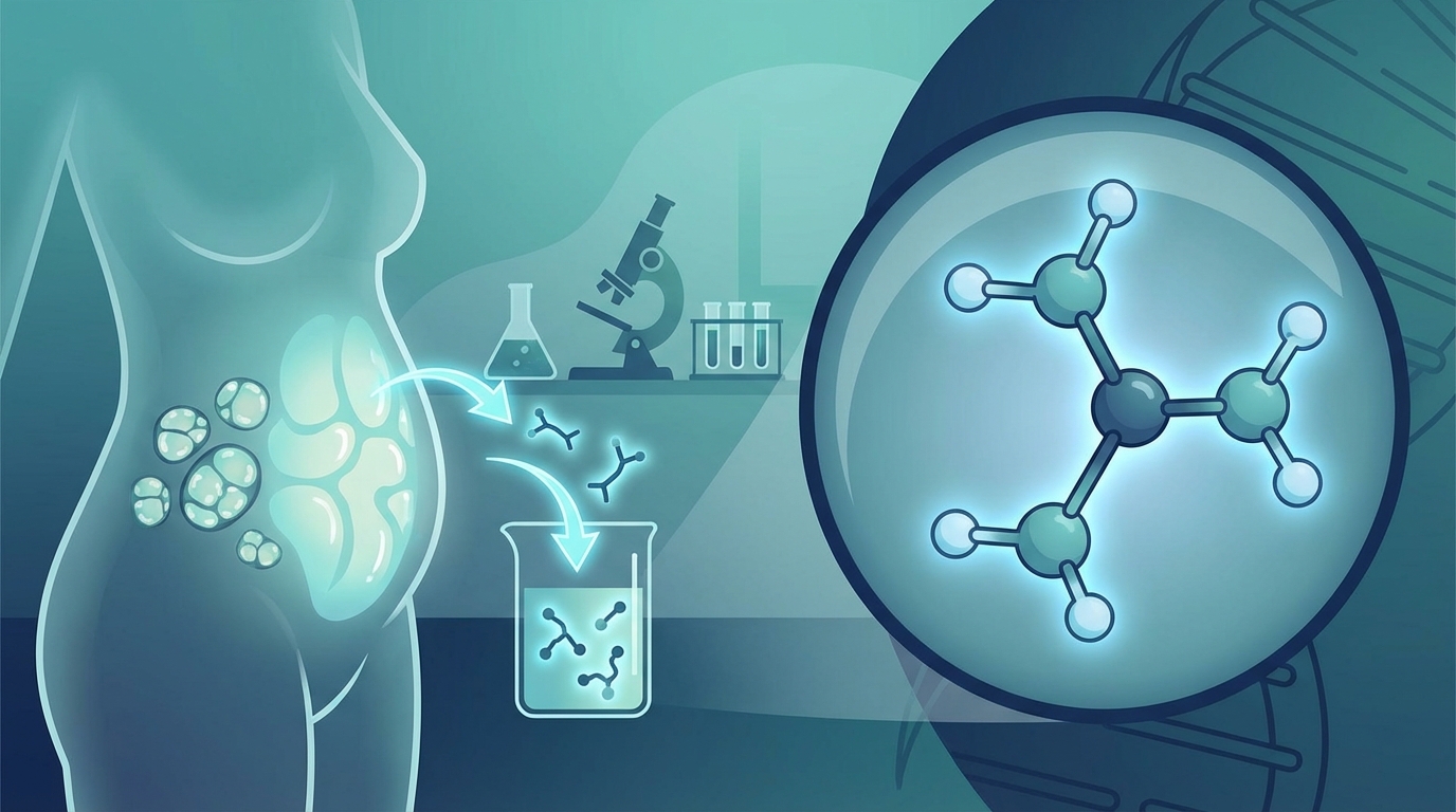 Tesamorelin peptide guide featured image for abdominal fat research