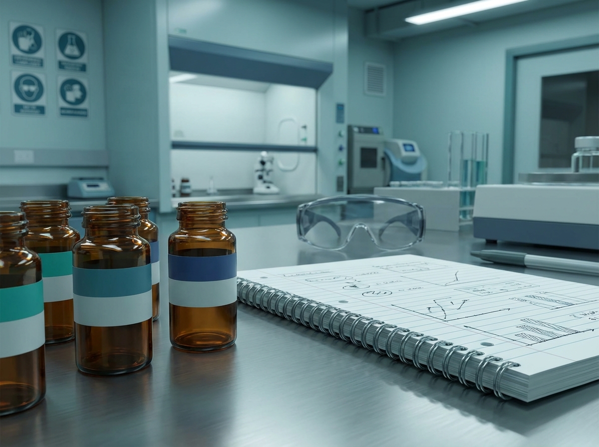 tesamorelin vs sermorelin GHRH receptor mechanism lab image
