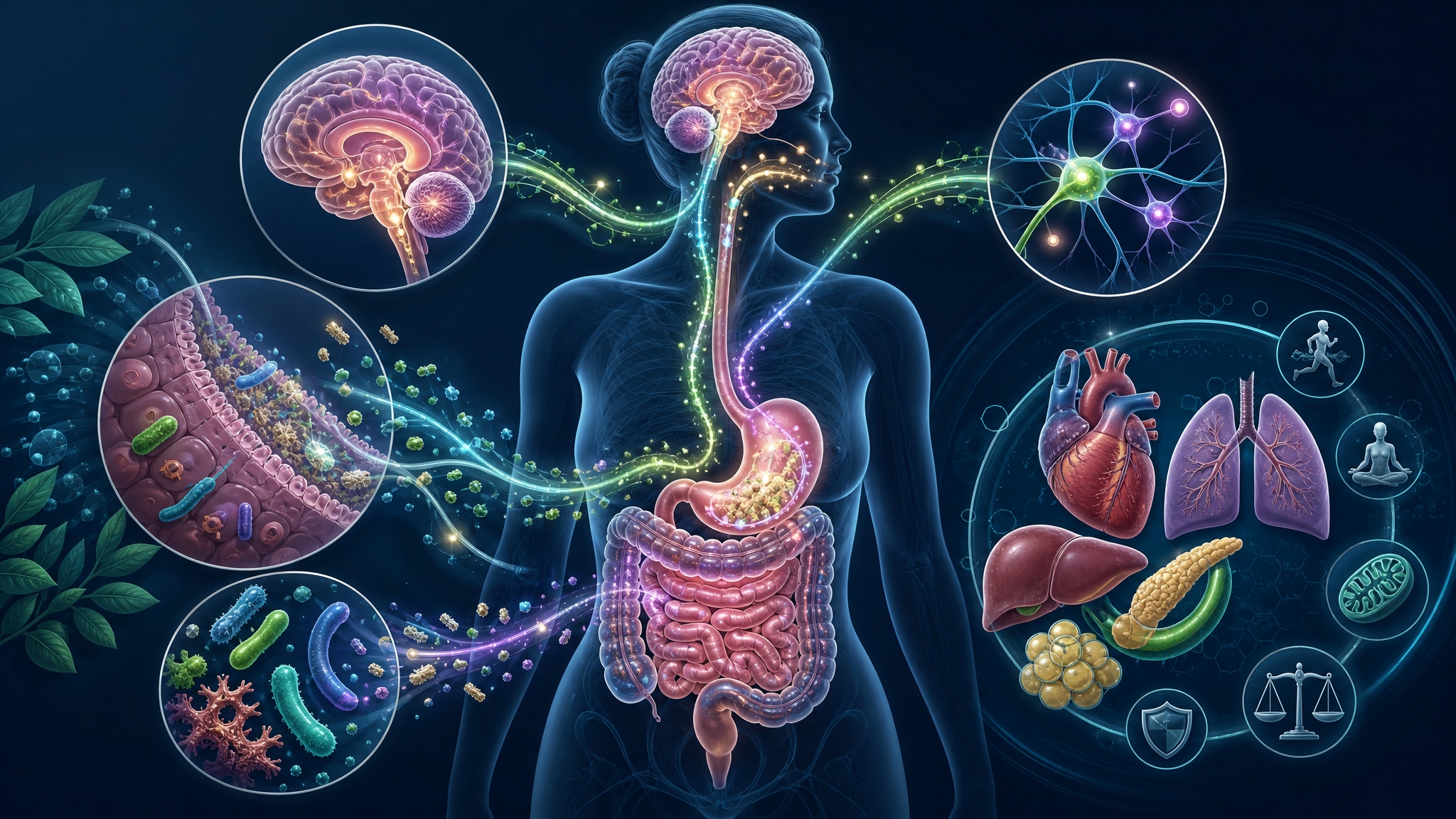 natural ozempic alternatives GLP-1 appetite pathway illustration