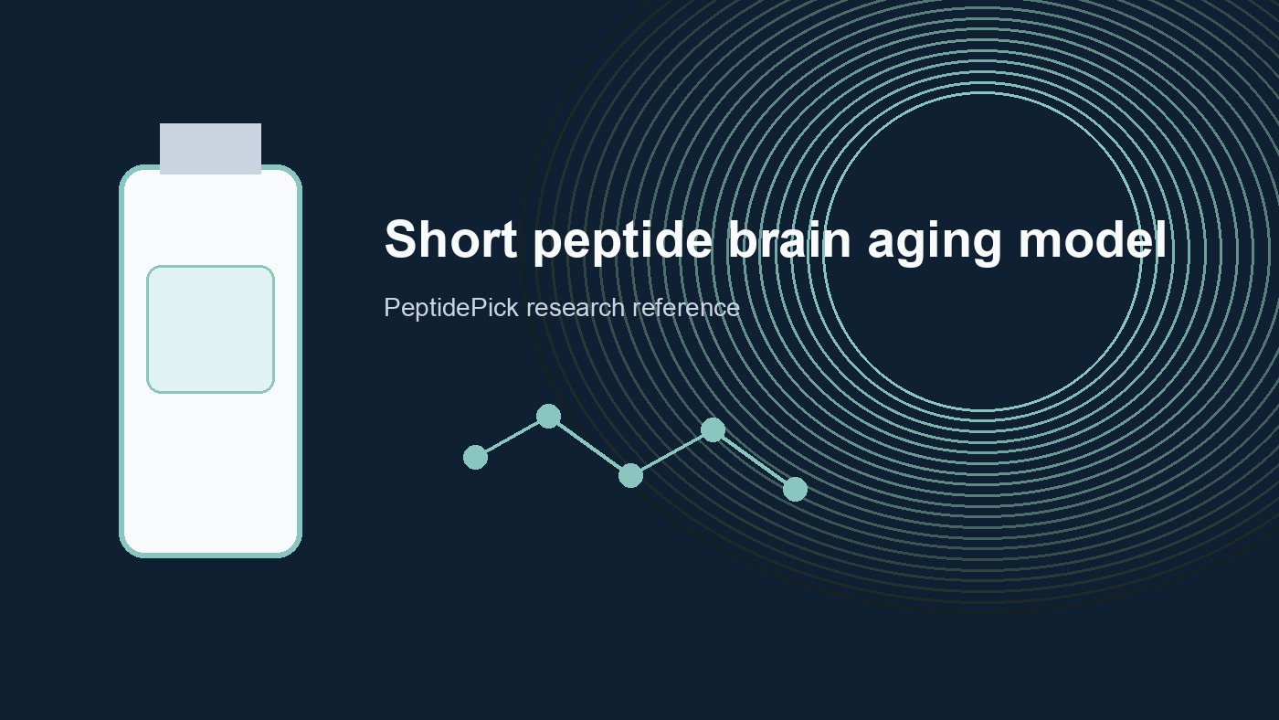 pinealon peptide guide brain aging research visual