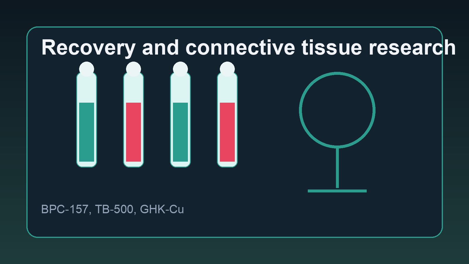 best peptides for men over 40 recovery and connective tissue research