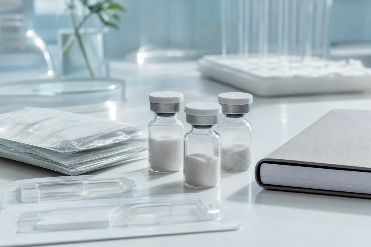 GLOW peptide stack components for laboratory research