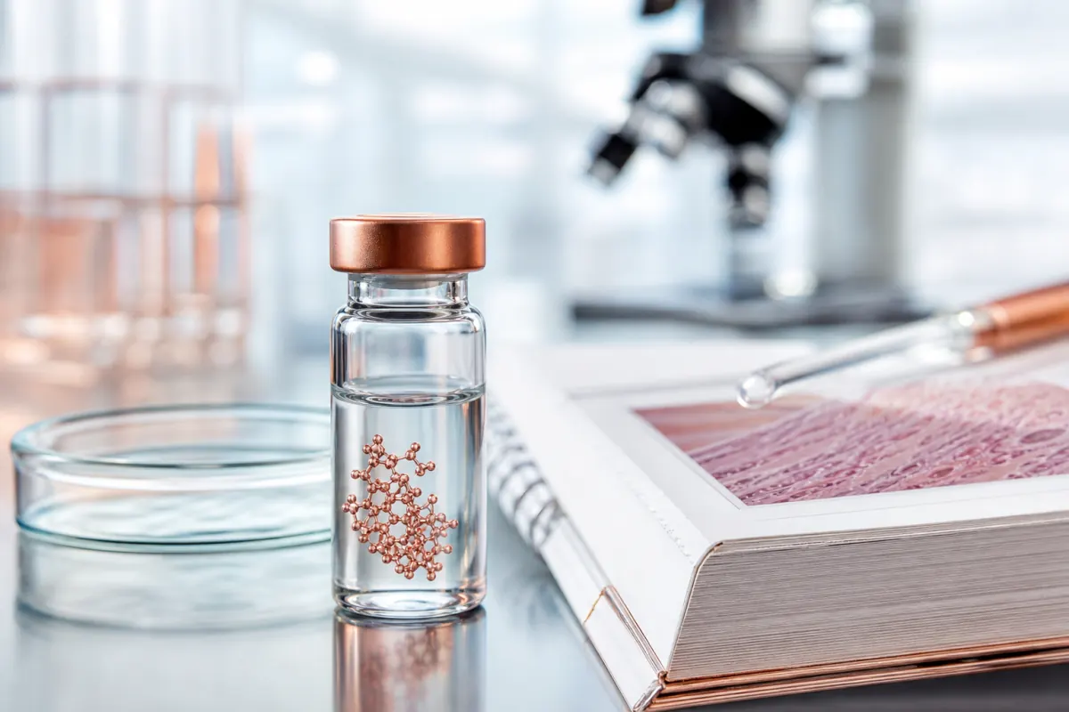 GLOW peptide stack GHK-Cu copper peptide research