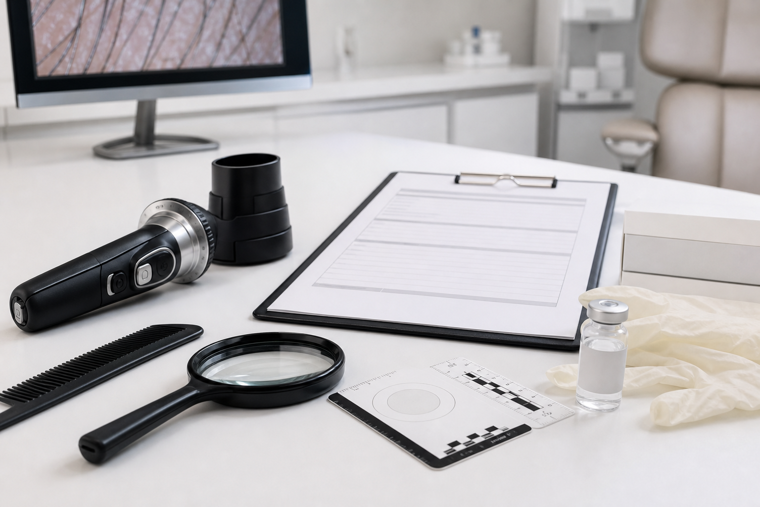 semaglutide hair loss dermatology research assessment image